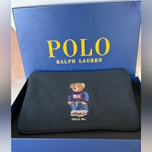 Ralph Lauren Polo Bear Beige Pouch
Toiletry Cosmetic Bag Never Used